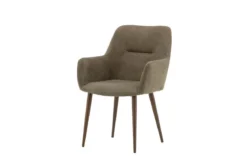 2er Set - Stuhl Future mit Beinen in modernem Walnussbraun