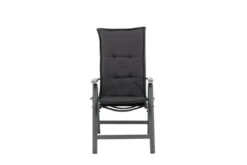 6er Set - Stuhlkissen Philly aus Polyester in Grau, Rot