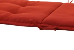 6er Set - Stuhlkissen Philly aus Polyester in Grau, Rot