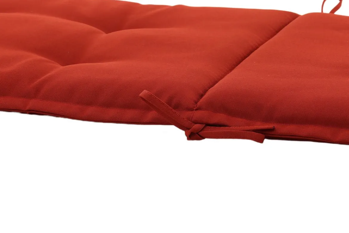 6er Set - Stuhlkissen Philly aus Polyester in Grau, Rot