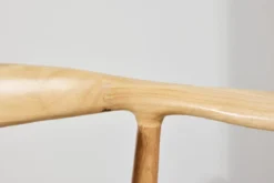 2er Set - Stuhl Leli aus Gummibaumholz und Seilgeflecht