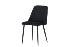 2er Set - Stuhl Liora aus weichem Polyestersamt