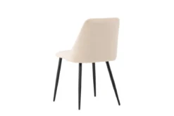 2er Set - Stuhl Liora aus weichem Polyestersamt