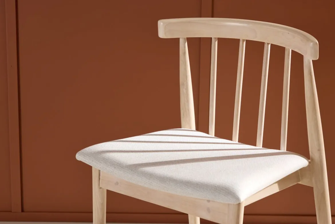 2er Set - Stuhl Ländle im weiß gewaschenen Skandi-Design