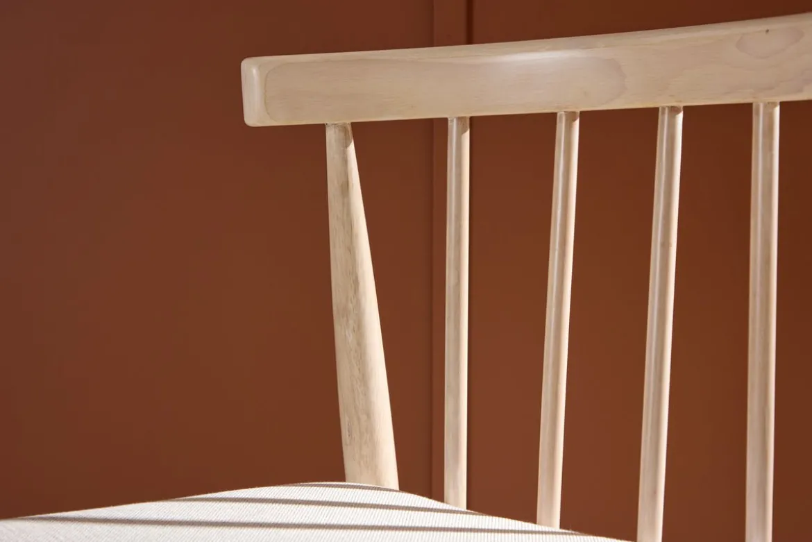 2er Set - Stuhl Ländle im weiß gewaschenen Skandi-Design