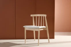 2er Set - Stuhl Ländle im weiß gewaschenen Skandi-Design