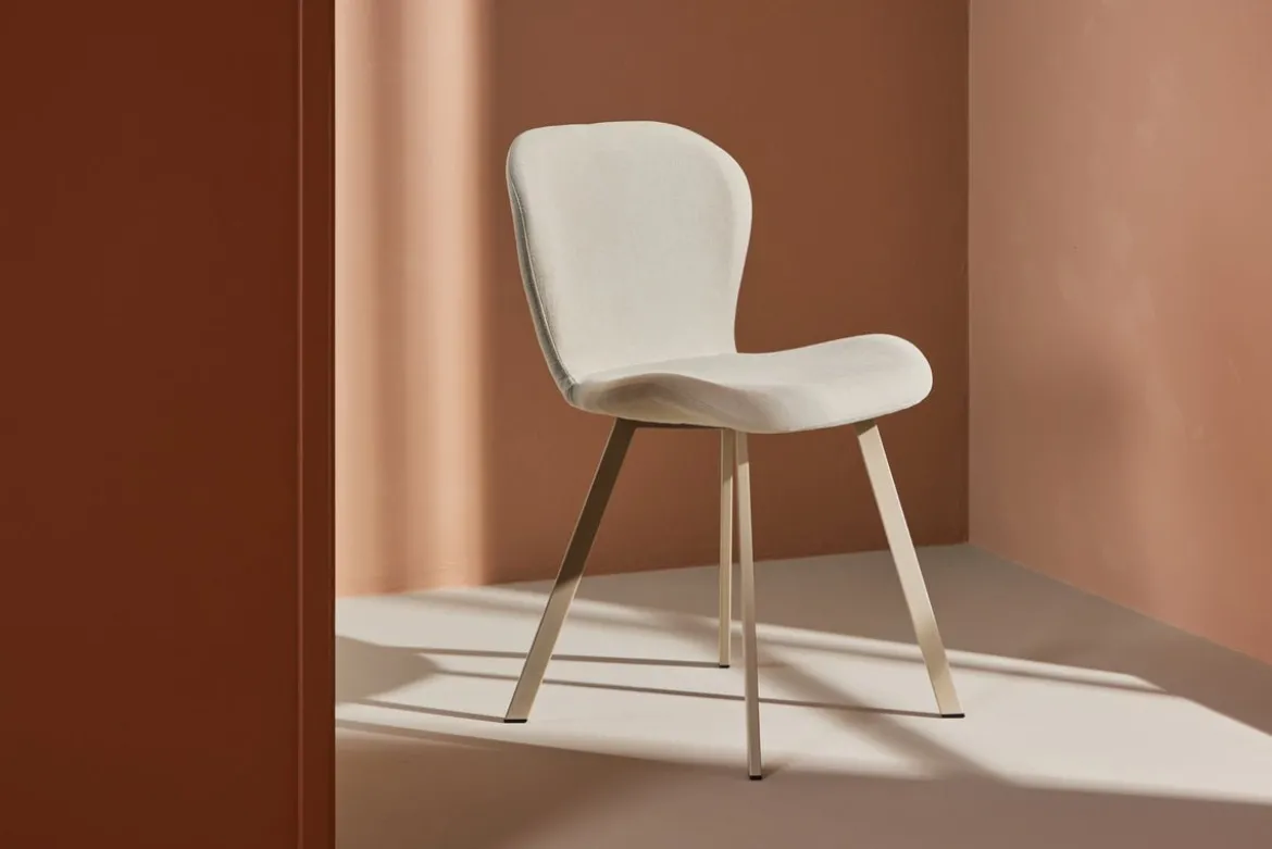 2er Set - Stuhl Milio in edlem Beige