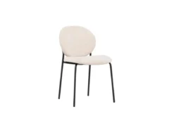 2er Set - Stuhl Opal mit beigen Leinenbezug