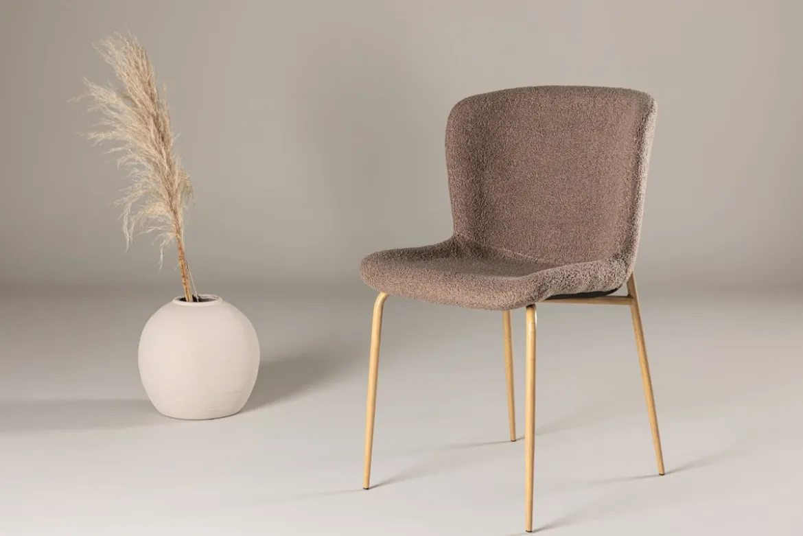2er Set - Stuhl Parisienne in Dunkelbraun