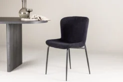 2er Set - Stuhl Parisienne mit weichem Bouclé