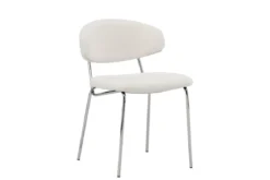 2er Set - Stuhl Seville mit Bouclé-Bezug für Wärme und Struktur