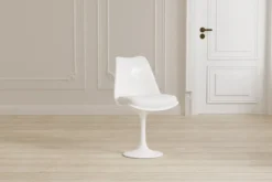 2er Set - Stuhl Xavion mit weißer Sitzschale