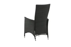 2er Set - Venezia Gartenstuhl in Rattanoptik in Schwarz, Weiß oder Naturoptik
