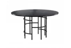Esstisch Amaya - rundes Design im Industrial-Look