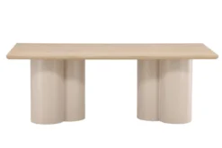 Esstisch Belluno – Rechteckiger Tisch 210 × 100 cm in Whitewash