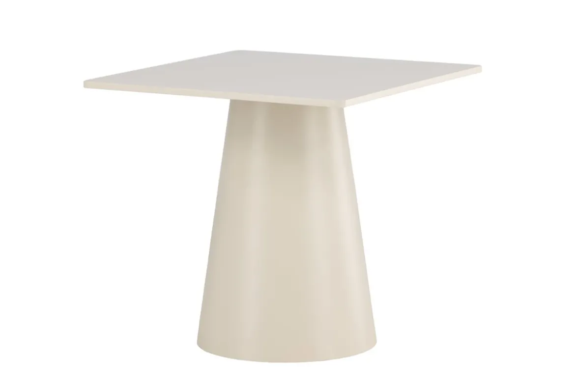 Esstisch Cubo – Quadratischer Design-Esstisch 80x80 cm in Beige