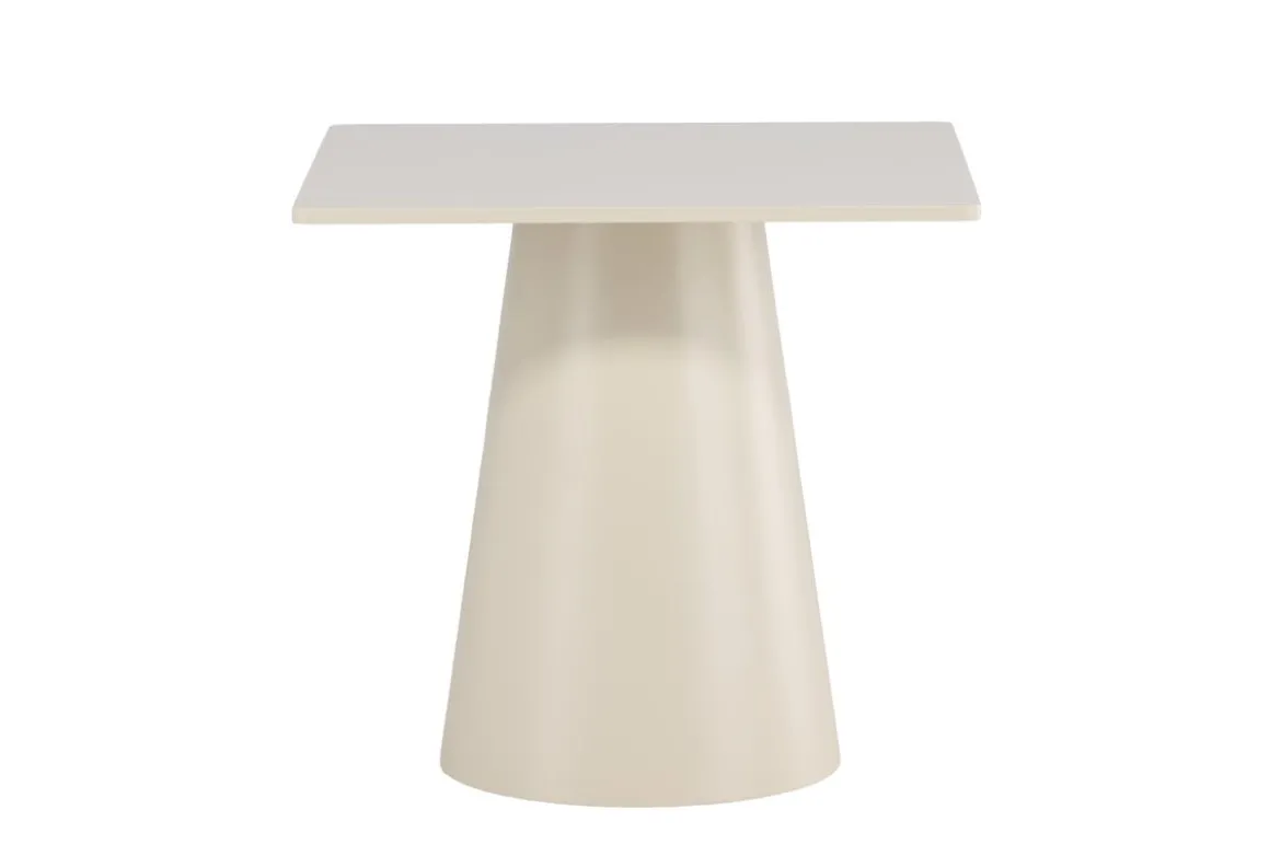 Esstisch Cubo – Quadratischer Design-Esstisch 80x80 cm in Beige