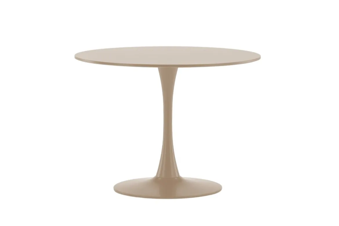 Esstisch Glade – Runder Esstisch in Beige (Ø 100 cm)