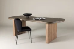 Esstisch Mera - in brauner Marmoroptik