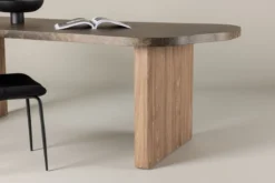 Esstisch Mera - in brauner Marmoroptik