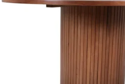 Esstisch Nuvani - mit robusten Gestell im gerippten Design