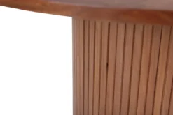 Esstisch Nuvani - mit robusten Gestell im gerippten Design