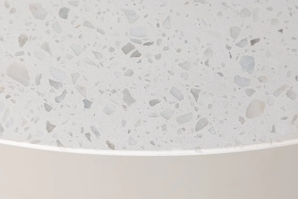 Esstisch Soreya - moderner Esstisch mit hochwertiger Terrazzo-Tischplatte