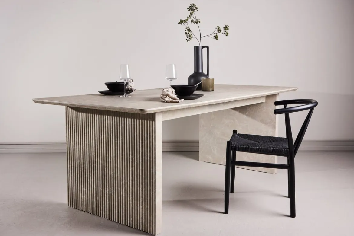 Esstisch Velento – in Marmoroptik
