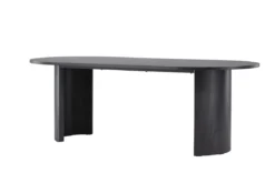 Esstisch Veyla - ein ovaler Esstisch in elegantem Schwarz