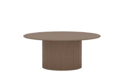 Esstisch Welora - Beige in rundem Design