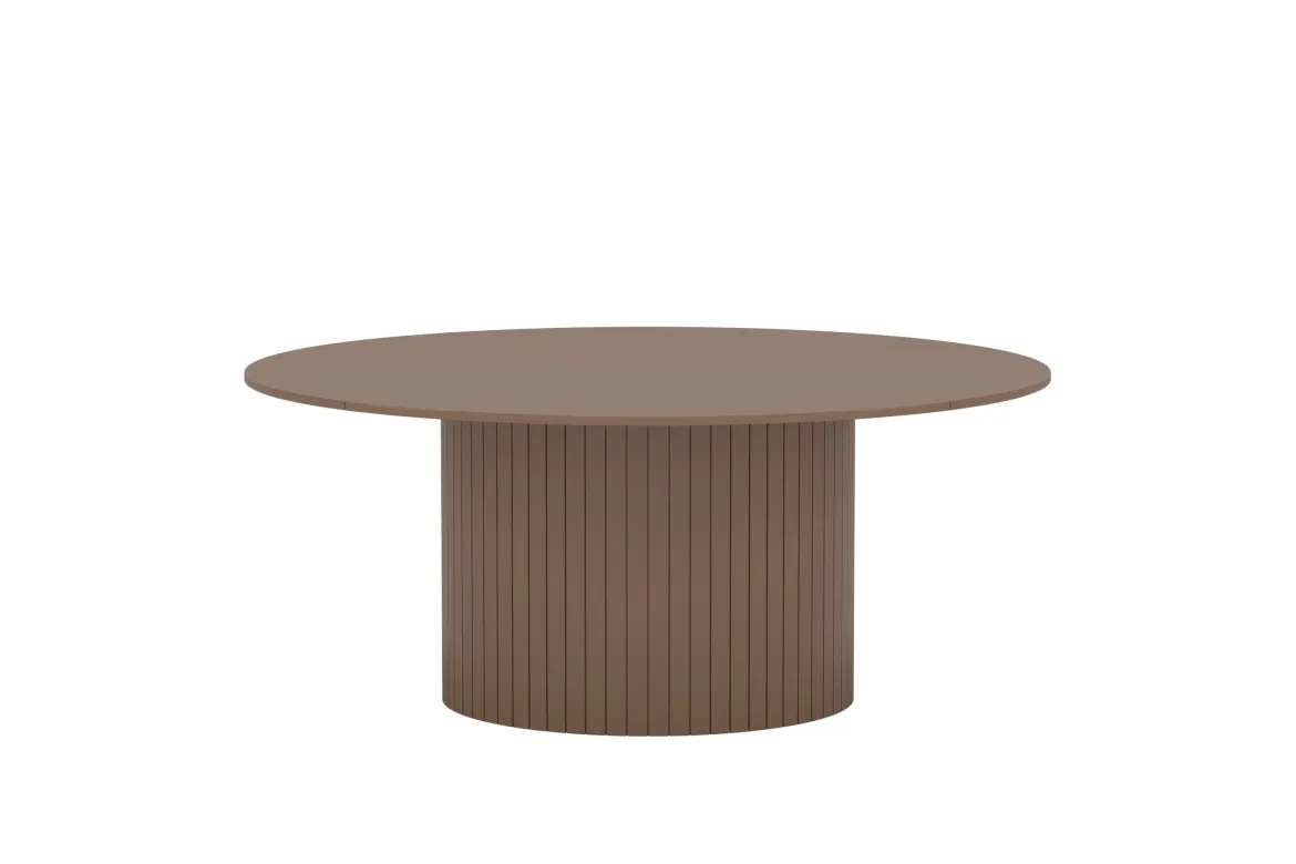 Esstisch Welora - Beige in rundem Design