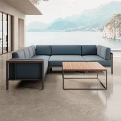 Euphoria – Ecklounge & Tisch aus Aluminium | Aevora™ Kollektion