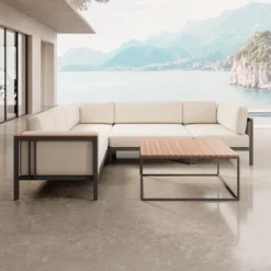 Euphoria – Ecklounge & Tisch aus Aluminium | Aevora™ Kollektion