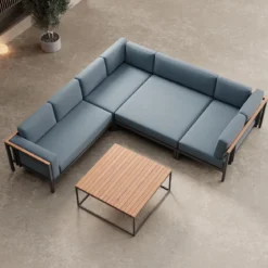 Euphoria – Ecklounge & Tisch aus Aluminium | Aevora™ Kollektion