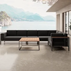Euphoria – L-Maxilounge & Tisch aus Aluminium | Aevora™ Kollektion