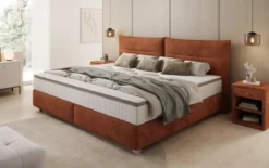 Familien Boxspringbett Aurelio in 220/240x200 in Cord