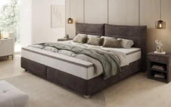Familien Boxspringbett Aurelio in 220/240x200 in Cord