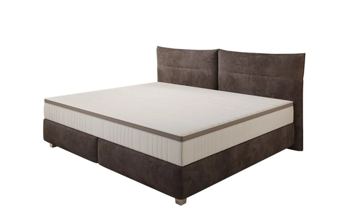 Familien Boxspringbett Aurelio in 220/240x200 in Cord