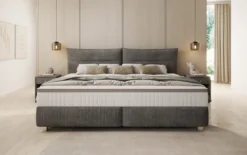 Familien Boxspringbett Aurelio in 220/240x200 in Cord