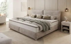 Familien Boxspringbett Aurelio in 220/240x200 in Cord