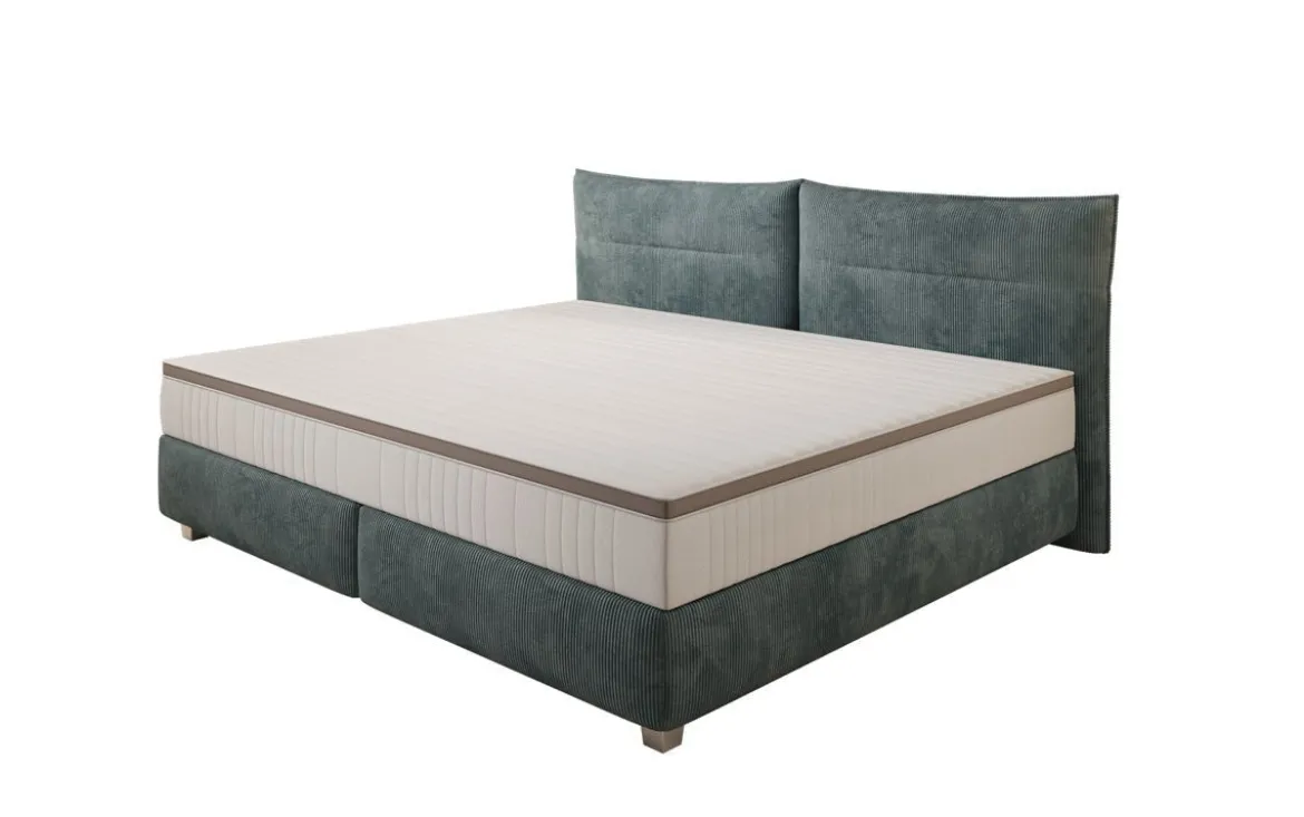Familien Boxspringbett Aurelio in 220/240x200 in Cord