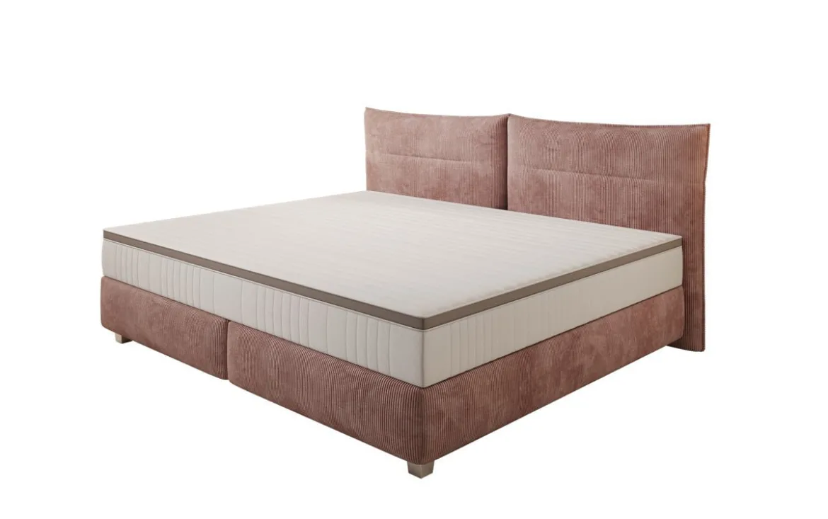 Familien Boxspringbett Aurelio in 220/240x200 in Cord
