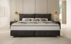 Familien Boxspringbett Aurelio in 220/240x200 in Cord
