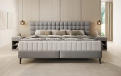 Familien Boxspringbett Bellanova in 220/240x200 in Bouclé