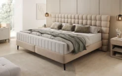 Familien Boxspringbett Bellanova in 220/240x200 in Bouclé