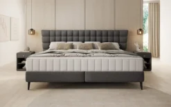 Familien Boxspringbett Bellanova in 220/240x200 in Bouclé