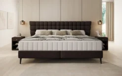 Familien Boxspringbett Bellanova in 220/240x200 in Bouclé