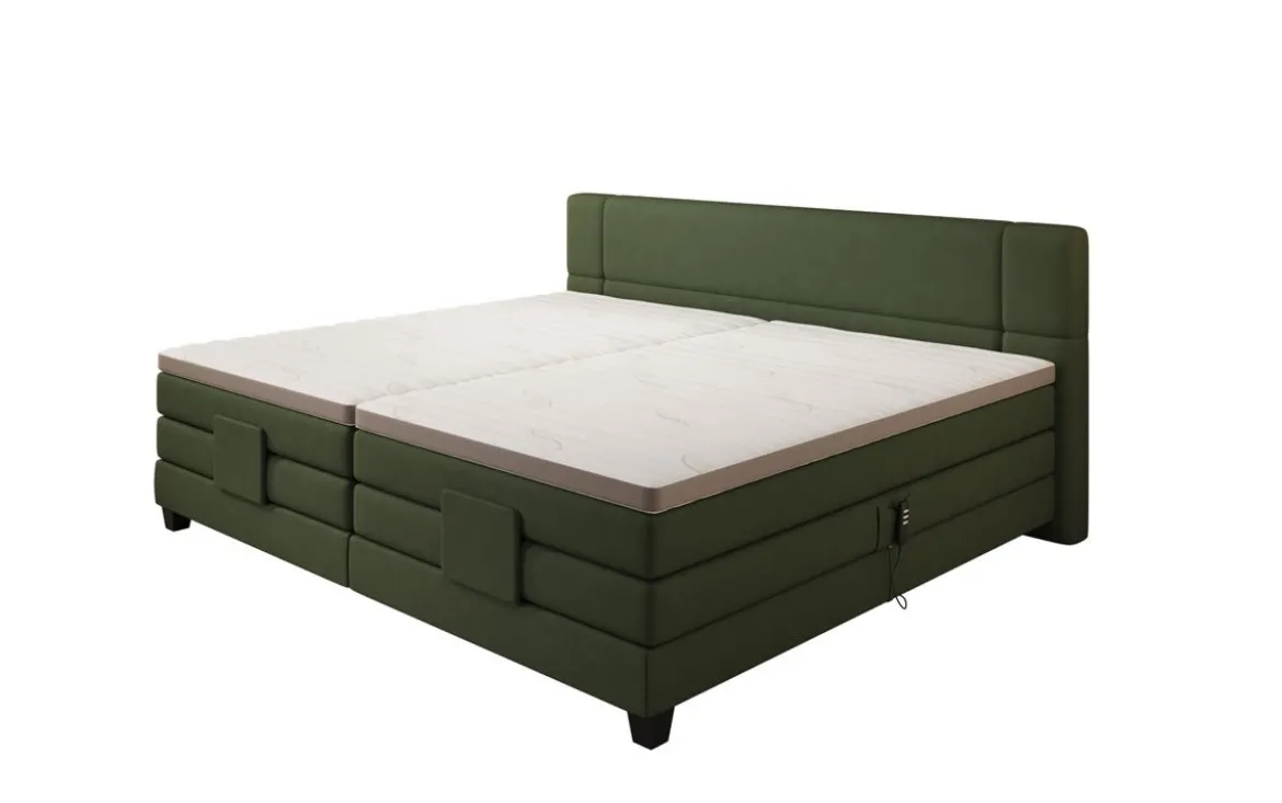 Familien Boxspringbett Noela 220/240x200 elektrisch verstellbar in Stoff