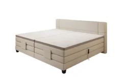 Familien Boxspringbett Noela 220/240x200 elektrisch verstellbar in Stoff
