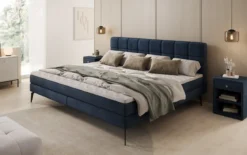 Familien Boxspringbett Savona – 220/240x200 in Samt